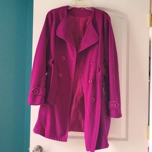 Womens winter coat. XL. Fuschia